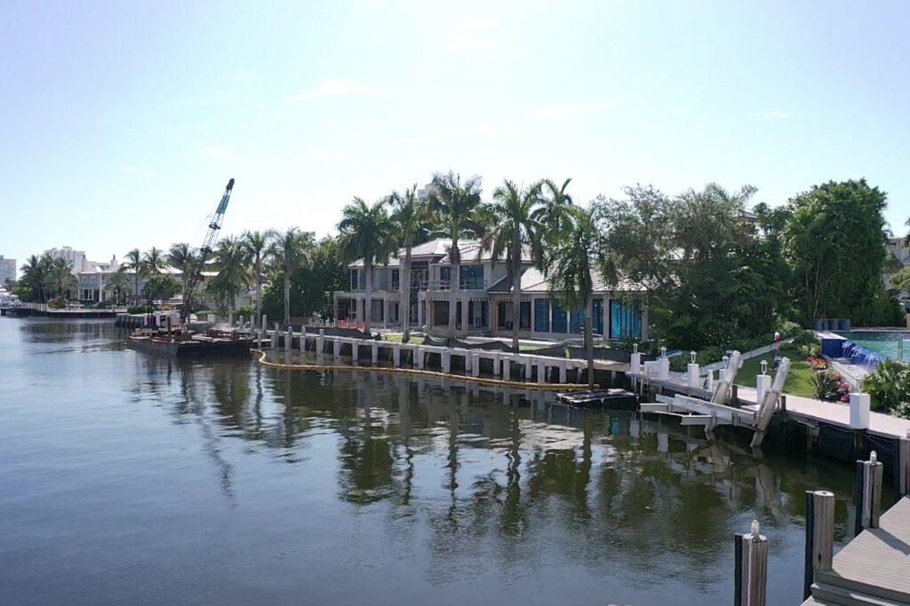 Modern kitchen in 5 Isla Bahia Terr 2 featuring sleek cabinetry, stainless steel appliances, and a spacious layout.
