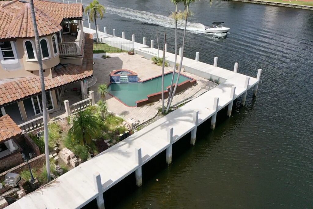 Exterior view of Fort Royal 9, showcasing its modern architecture and surrounding landscape.