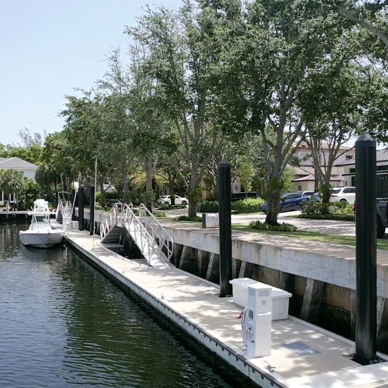 Exterior view of 230 N. Compass 10, showcasing modern architecture and landscaping.