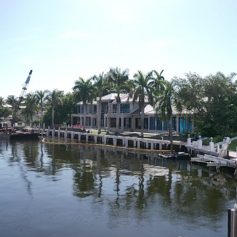 Modern kitchen in 5 Isla Bahia Terr 2 featuring sleek cabinetry, stainless steel appliances, and a spacious layout.